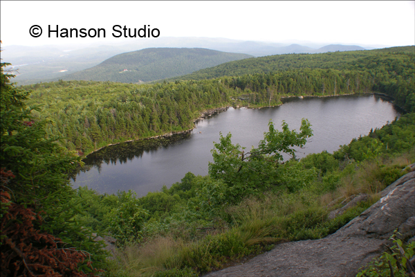 Sunapee, NH - Lake Solitude from White Ledges